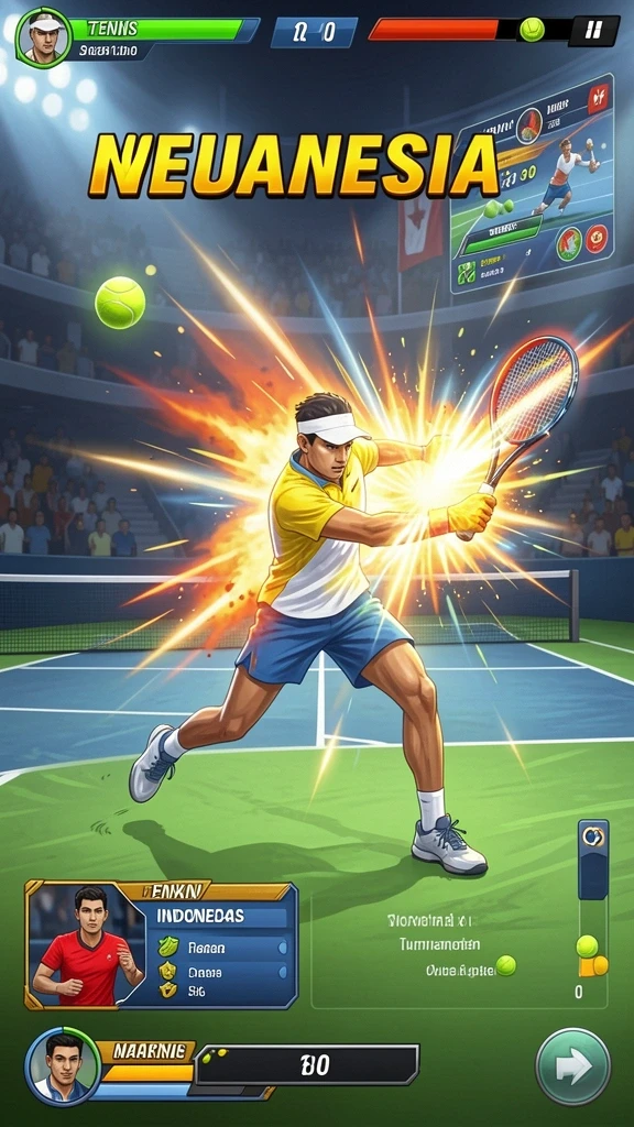 Ilustrasi gameplay yang penuh aksi dan tantangan.