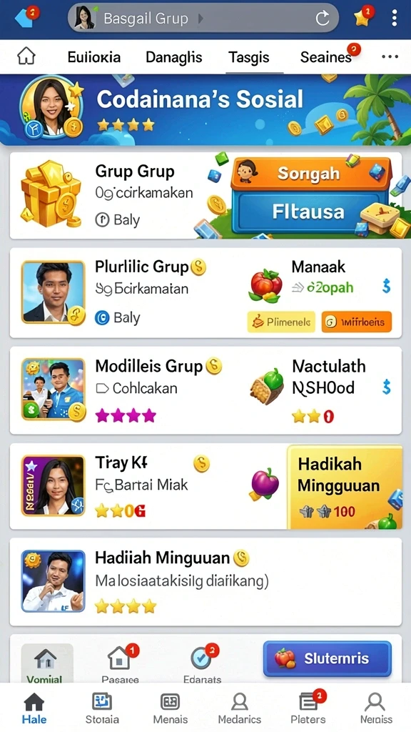 Tangkapan layar memperlihatkan antarmuka pengguna yang intuitif.