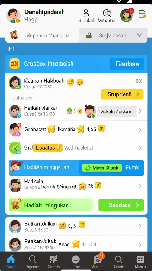 Tampilan antarmuka yang menarik dan mudah digunakan.