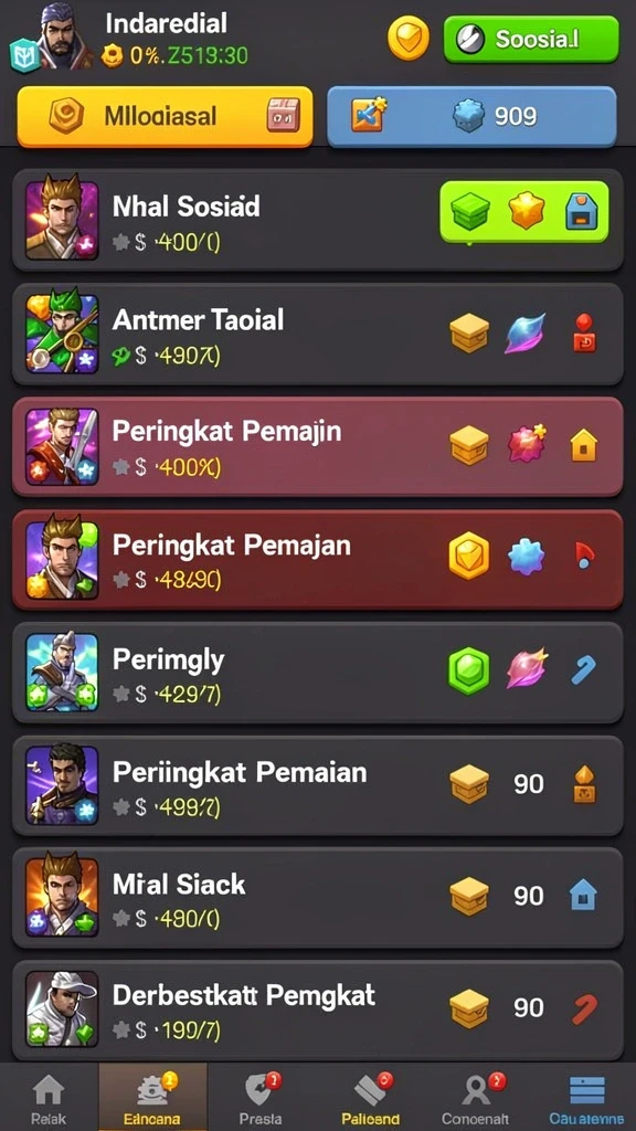 Mode permainan yang beragam dan menarik.