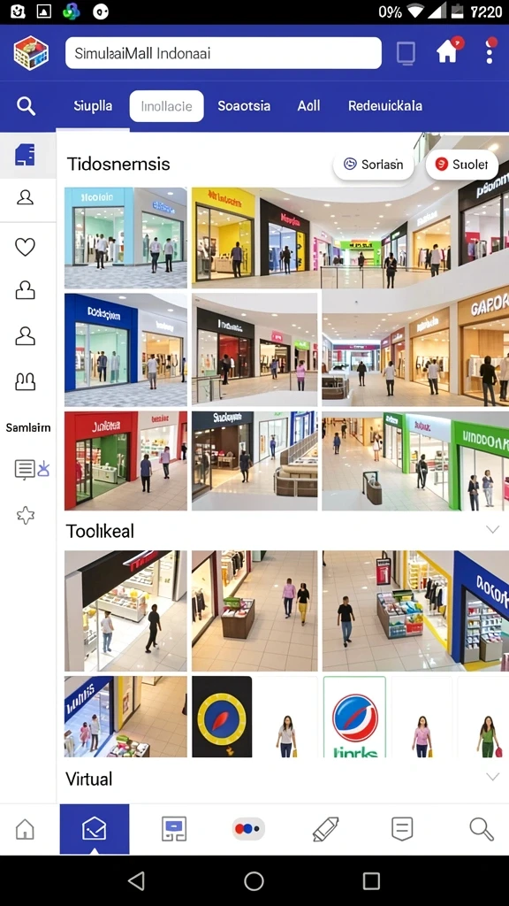 Screenshot menunjukkan tampilan antarmuka permainan yang menarik.