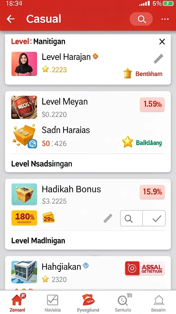 Tangkapan layar menampilkan antarmuka utama BPO777 yang menarik.