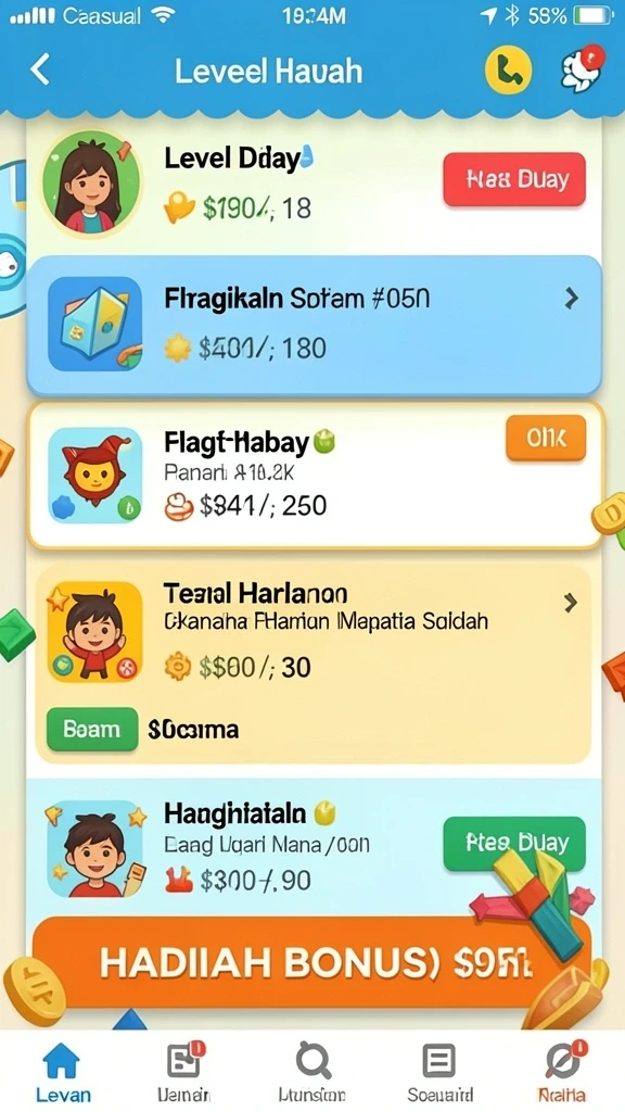 Karakter unik yang bisa dipilih dalam CINASIPIT.