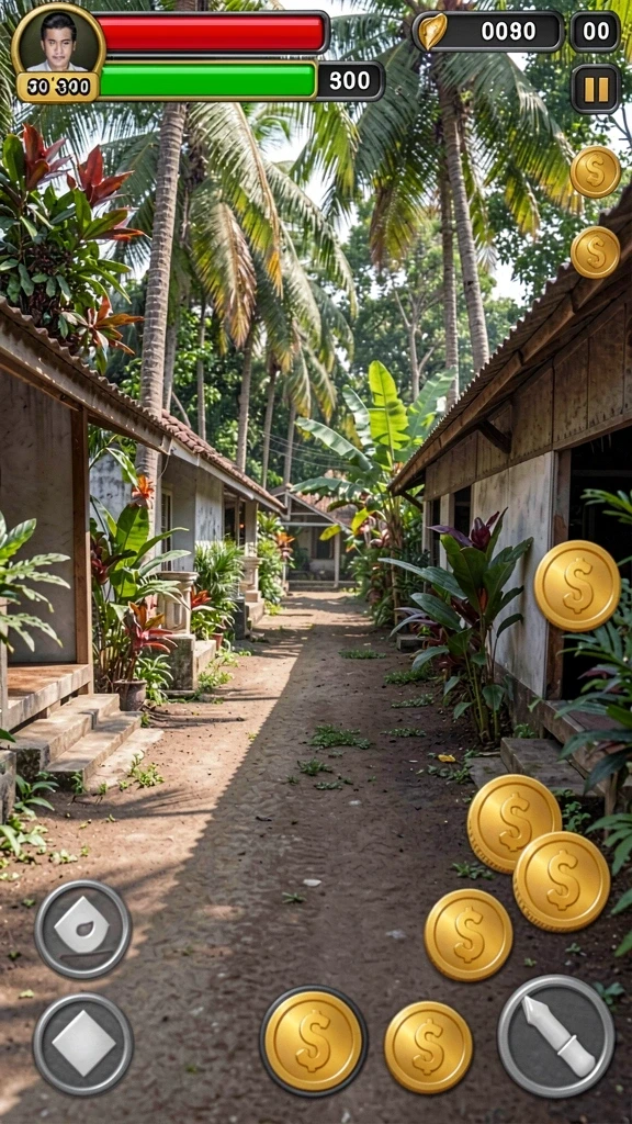 Screenshot di mode permainan kompetitif.