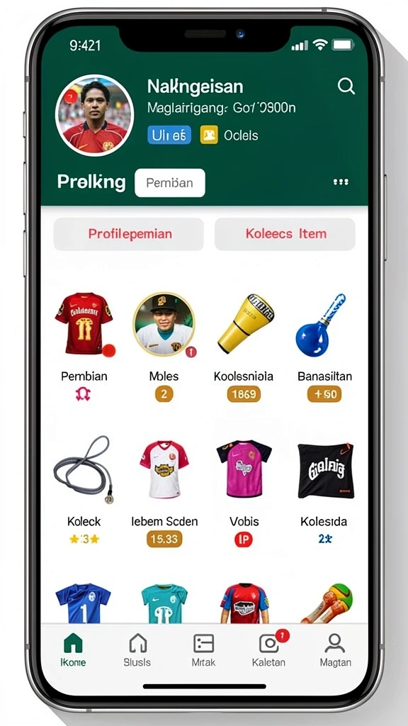 Screenshot fitur sosial untuk bermain bersama teman.