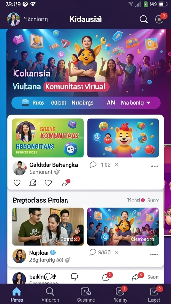 Tampilan awal permainan DEWIHOKI yang menawan.