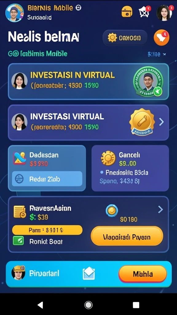 Fitur multiplayer untuk bermain dengan teman.