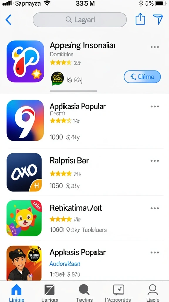 Tampilan antarmuka yang user-friendly dan menarik.