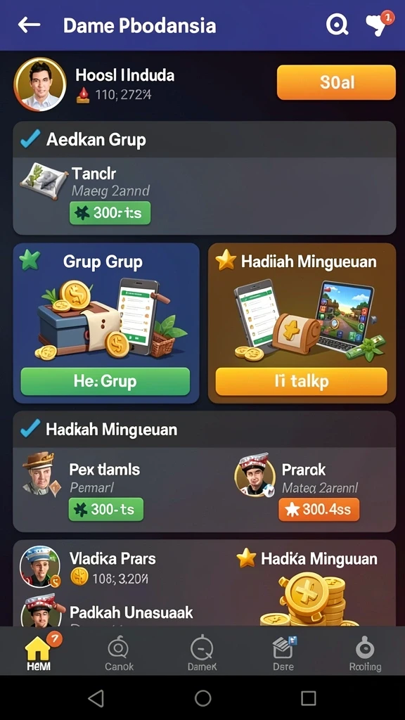 Bonus harian yang menguntungkan bagi pemain.