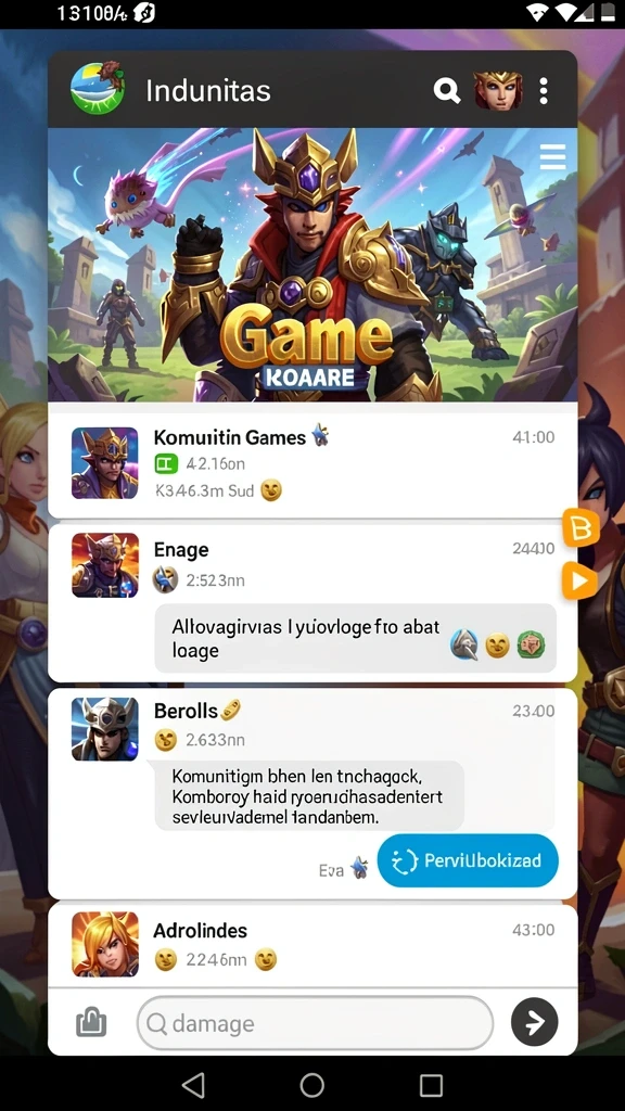 Tampilan awal yang menggugah selera.
