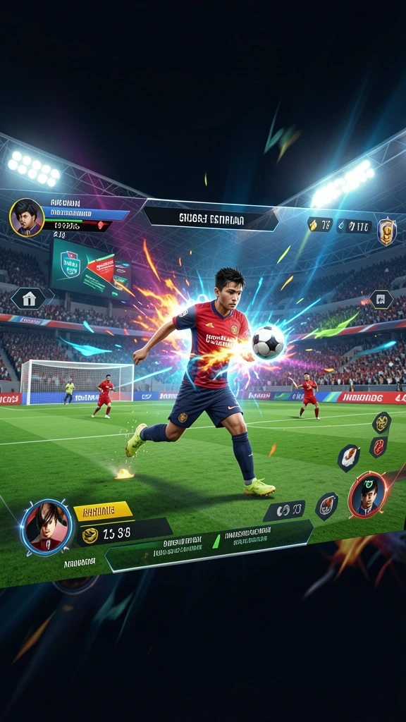 Screenshot menampilkan mode kompetisi yang seru.