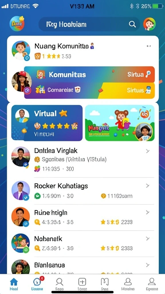 Tampilan antarmuka yang menarik dan mudah digunakan.