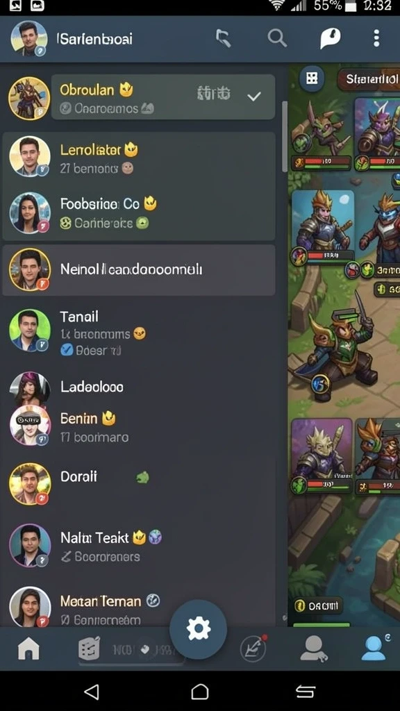 Screenshot 1: Menampilkan karakter utama dalam pertarungan.