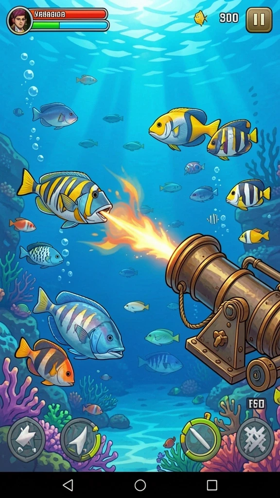 Screenshot menunjukkan tampilan awal game yang menarik.