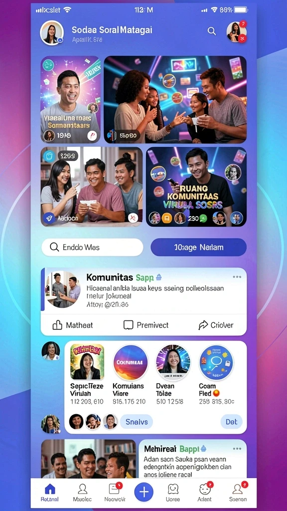 Tampilan awal yang menawan dengan karakter menarik.