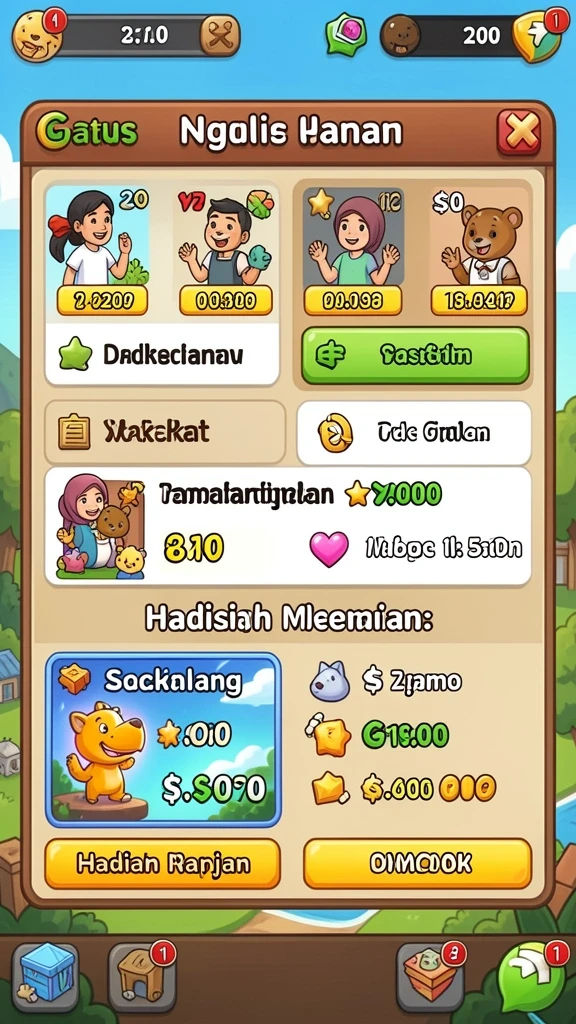 Tampilan gameplay yang mendebarkan dan penuh aksi.
