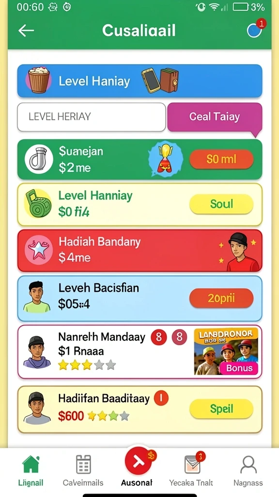 Mode permainan baru yang menantang dan seru.