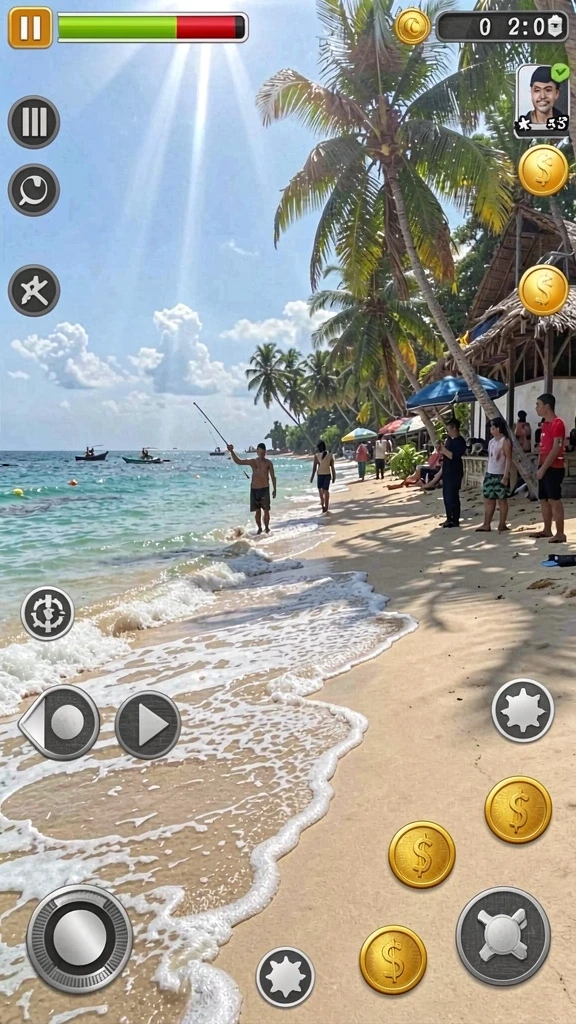 Fitur multiplayer yang memungkinkan interaksi antar pemain.