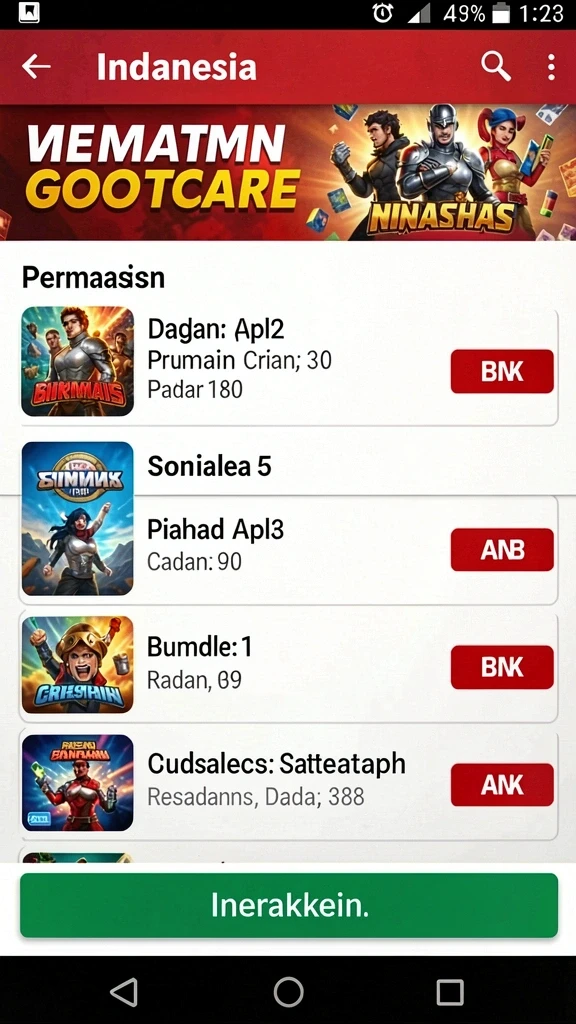 Bonus menarik yang membuat permainan semakin seru.