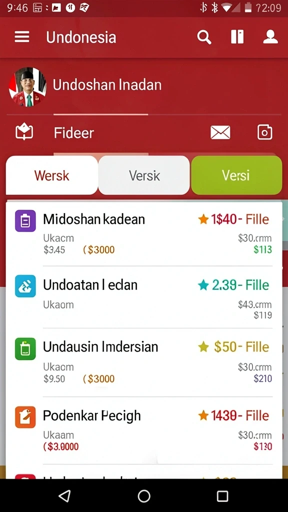 Berbagai pilihan permainan seru tersedia.