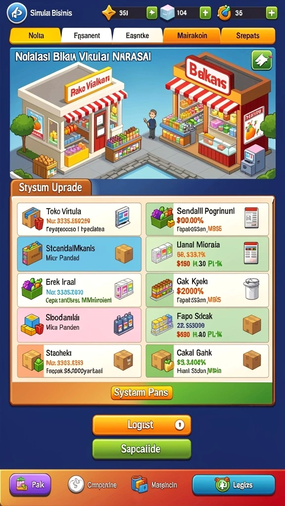 Tantangan seru di setiap level yang berbeda.