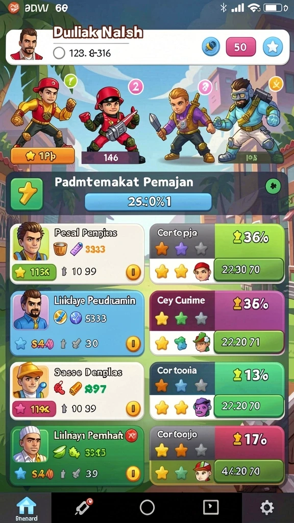 Menu pengaturan yang mudah digunakan dan intuitif.
