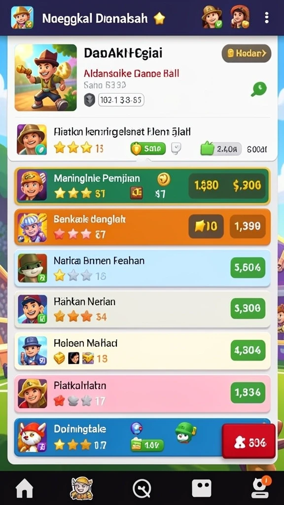 Misi menarik yang dapat diselesaikan oleh pemain.