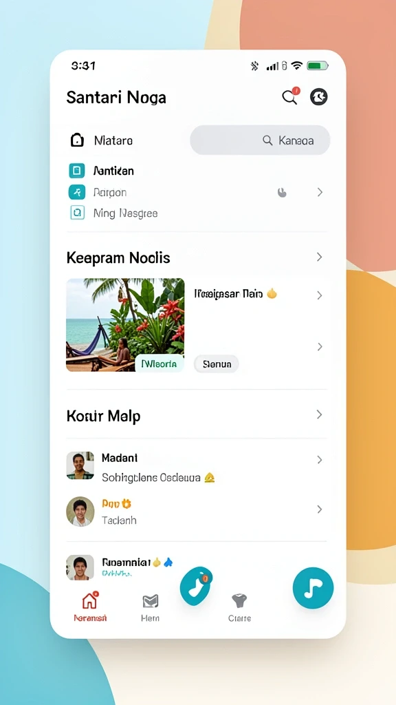 Tampilan antarmuka yang user-friendly.