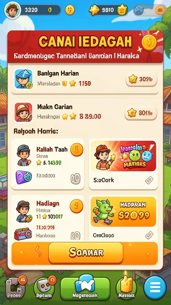 Tantangan seru di setiap level yang membuat ketagihan.